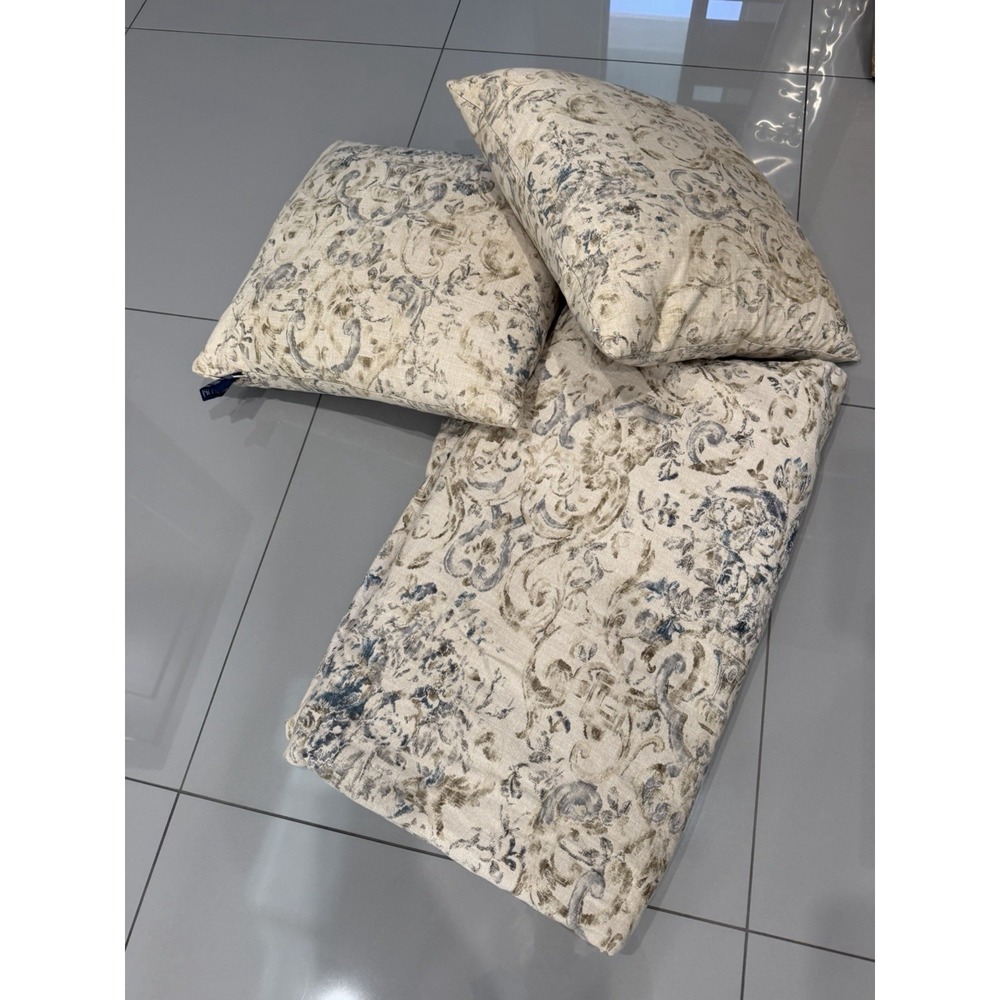 Ralph Lauren CORSO CAMPANIA 3pc Floral Duvet Cover Pillow Set - Queen